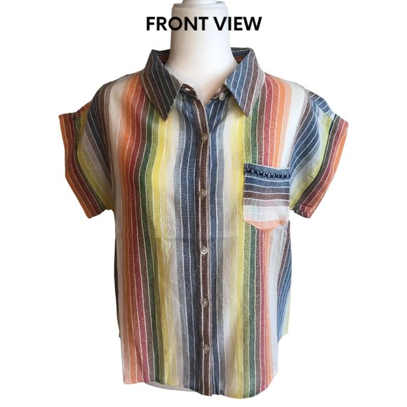 THML Tops - SALE!!!!!! NWT THML Stripe Button Down Shirt